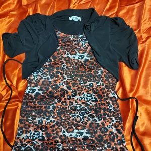 Girls cheetah print top